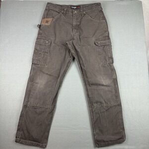 Riggs Workwear by Wrangler Men's 36x34 Ripstop Gusset Cargo Work Pants‎